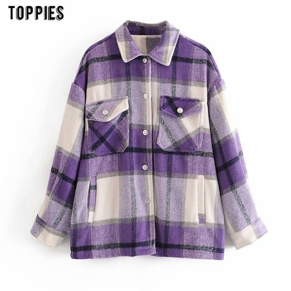 autumn winter plaid shirt jackets for woman vintage woolen coat with pockets oversize loose outwear female streetwear 210421, White
autumn winter plaid shirt jackets for woman vintage woolen coat with pockets oversize loose outwear female streetwear 210421, White