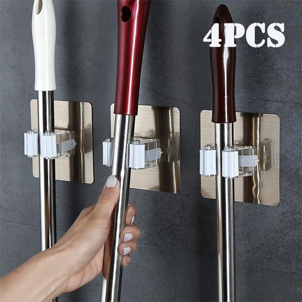 hooks & rails 2/4pcs adhesive multi-purpose wall mounted mop organizer holder rackbrush broom hanger hook kitchen bathroom strong
hooks & rails 2/4pcs adhesive multi-purpose wall mounted mop organizer holder rackbrush broom hanger hook kitchen bathroom strong
