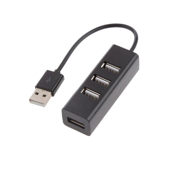 hubs 480mbps usb 4 port multi hub extension cable for desklapblack