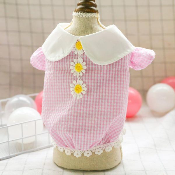 dog apparel pet clothes teddy bear medium and small dogs cats daisies pink plaid shirt skirt spring summer light breathable
dog apparel pet clothes teddy bear medium and small dogs cats daisies pink plaid shirt skirt spring summer light breathable