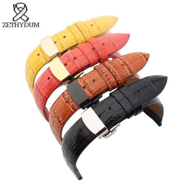 watch bands fashion genuine leather bracelet 18mm 20mm 22mm watchband bamboo grain strap butterfly buckle womans, Black;brown
watch bands fashion genuine leather bracelet 18mm 20mm 22mm watchband bamboo grain strap butterfly buckle womans, Black;brown