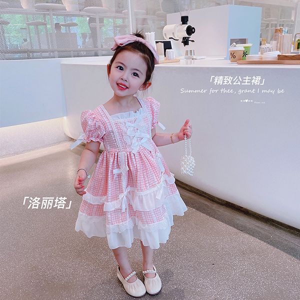 luxury casual dresses omelet mm girls' drs 2021 foreign style girl's summer lolita princs skirt, Black;gray
luxury casual dresses omelet mm girls' drs 2021 foreign style girl's summer lolita princs skirt, Black;gray