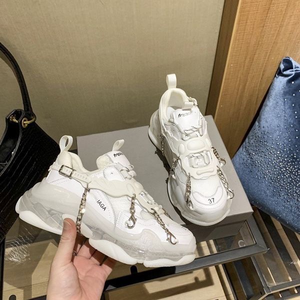 paris daddy shoes ins trendy women 2021 new versatile crystal thick bottom mesh breathable street blasting casual sneakers, Black
paris daddy shoes ins trendy women 2021 new versatile crystal thick bottom mesh breathable street blasting casual sneakers, Black