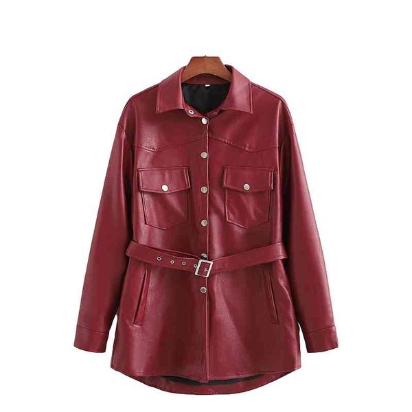 vintage women faux leather coat fashion ladies elegant sashes jacket streetwear female pocket outer girl chic 210427, Black
vintage women faux leather coat fashion ladies elegant sashes jacket streetwear female pocket outer girl chic 210427, Black