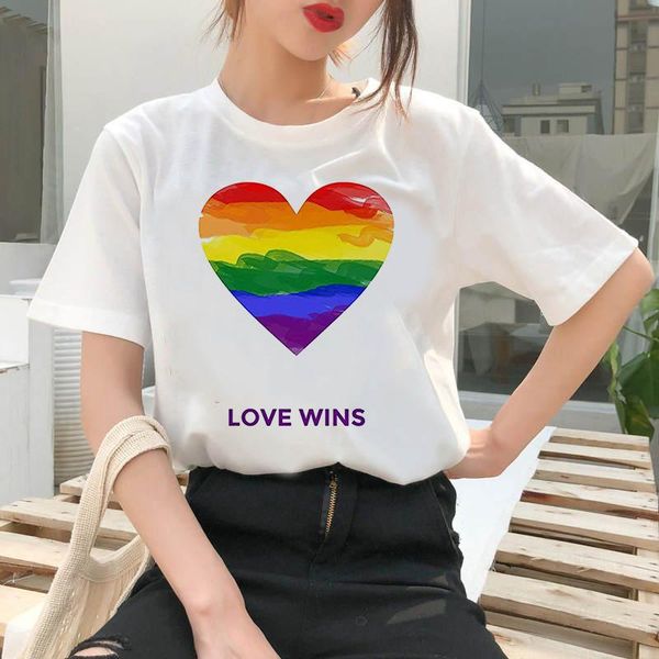 women's t-shirt love wins women tshirts female graphic print fruit short-sleeved summer ladies harajuku tshirt, White
women's t-shirt love wins women tshirts female graphic print fruit short-sleeved summer ladies harajuku tshirt, White