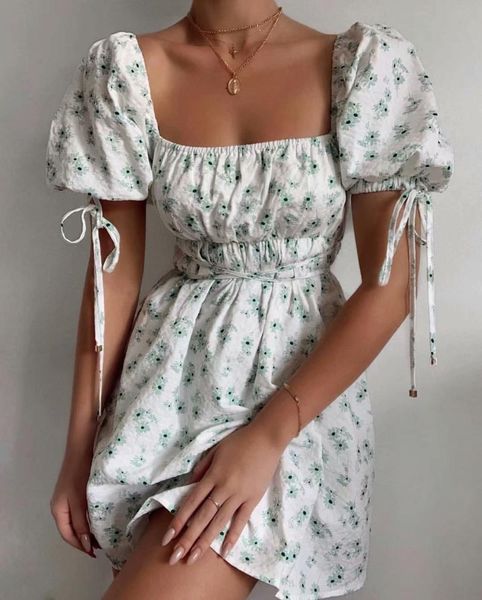 casual dresses women puff sleeve flower dress cotton retro cute slim mini elegant summer autumn skirt, Black;gray
casual dresses women puff sleeve flower dress cotton retro cute slim mini elegant summer autumn skirt, Black;gray