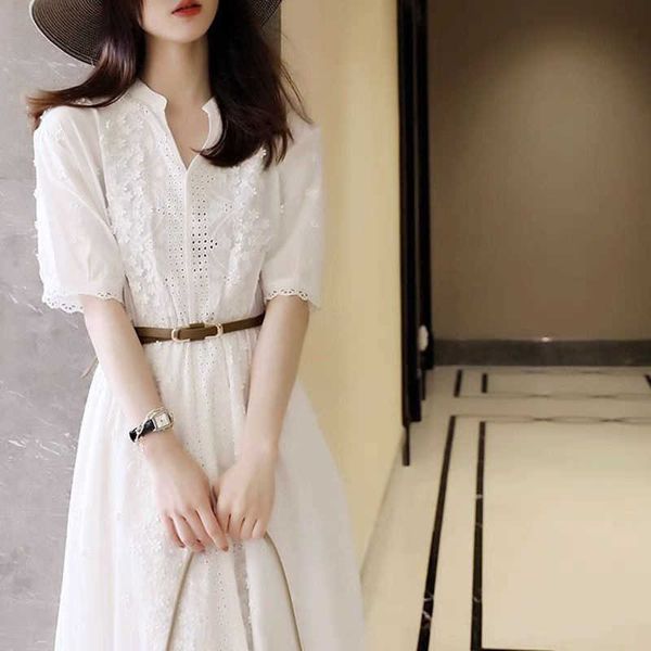 love first white lace drs women's 2021 fashion spring and summer waist cut-out french fairy super skirt, Black
love first white lace drs women's 2021 fashion spring and summer waist cut-out french fairy super skirt, Black
