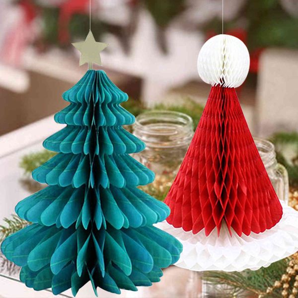 new honeycomb pendant christmas tree honeycomb santa hat atmosphere decoration honeycomb pendant
new honeycomb pendant christmas tree honeycomb santa hat atmosphere decoration honeycomb pendant