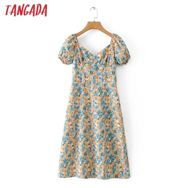 tangada women print french style summer dress puff short sleeve ladies midi vestidos 2m126 210701, Black;gray
tangada women print french style summer dress puff short sleeve ladies midi vestidos 2m126 210701, Black;gray