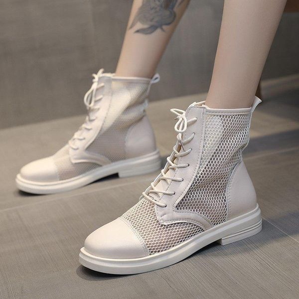 boots female 2021 summer korean flat ins super fire hollow breathable mesh short sandals, Black
boots female 2021 summer korean flat ins super fire hollow breathable mesh short sandals, Black