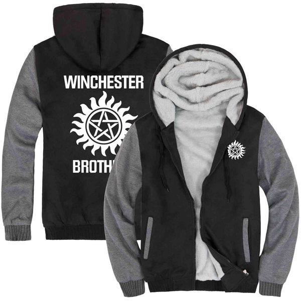 Men's plus size Outerwear 2021 Supernatural Evil Power Sam Dean Cardigan Hooded Sweater, Red
Men's plus size Outerwear 2021 Supernatural Evil Power Sam Dean Cardigan Hooded Sweater, Red