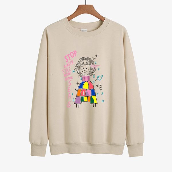 women's hoodies & sweatshirts chique graffiti letter impression cotton thick female sweatshirt fashion girls sport lonely sleeve oversi, Black
women's hoodies & sweatshirts chique graffiti letter impression cotton thick female sweatshirt fashion girls sport lonely sleeve oversi, Black