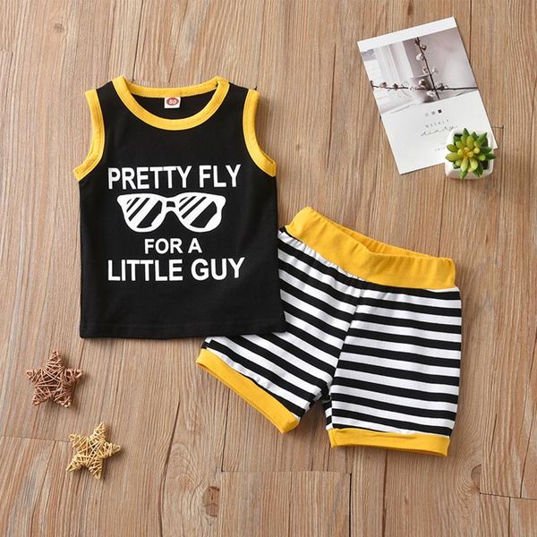 clothing sets 0-5y casual kids baby boy set summer letter print sleeveless vest+striped shorts outfits 2pcs, White
clothing sets 0-5y casual kids baby boy set summer letter print sleeveless vest+striped shorts outfits 2pcs, White