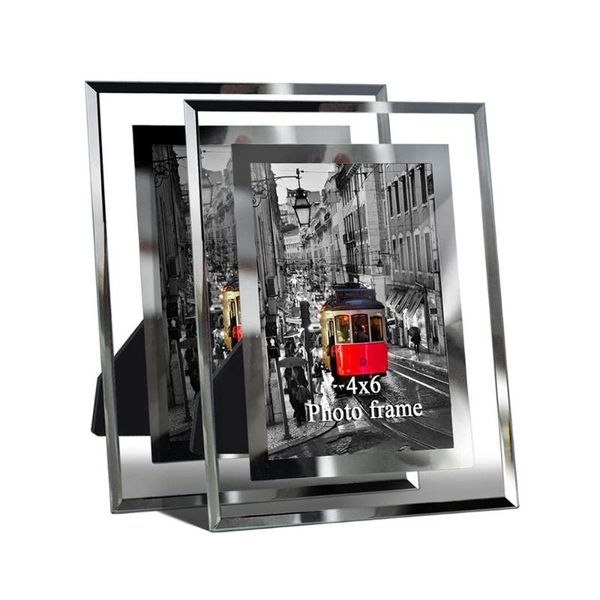 po frame 6x4 glass is very suitable for home wedding office restaurant business silver frames
po frame 6x4 glass is very suitable for home wedding office restaurant business silver frames