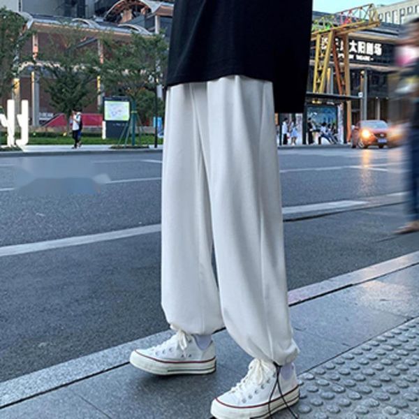 men's pants wear 2021 autumn black drawstring for couple elastic waist causal big trousers male sweatpants
men's pants wear 2021 autumn black drawstring for couple elastic waist causal big trousers male sweatpants