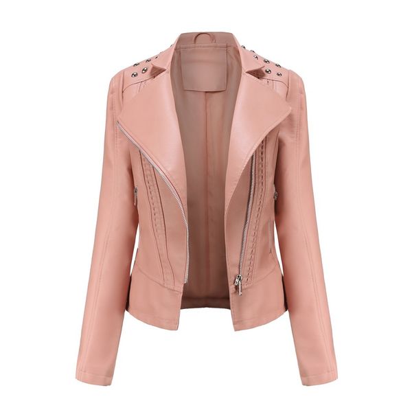 2021 winter plus size rivet pu leather jacket plus size women's coat cardigan vest, Black
2021 winter plus size rivet pu leather jacket plus size women's coat cardigan vest, Black