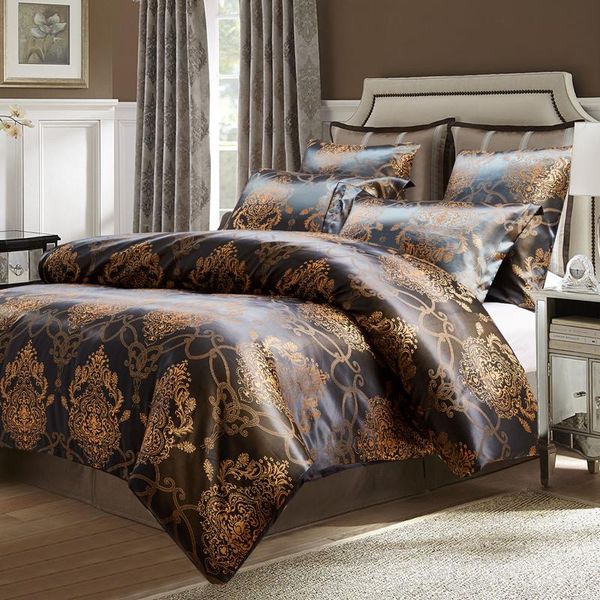 bedding sets luxury jacquard duvet cover set soft beddings microfiber ultra court style with zipper seal corner tie
bedding sets luxury jacquard duvet cover set soft beddings microfiber ultra court style with zipper seal corner tie