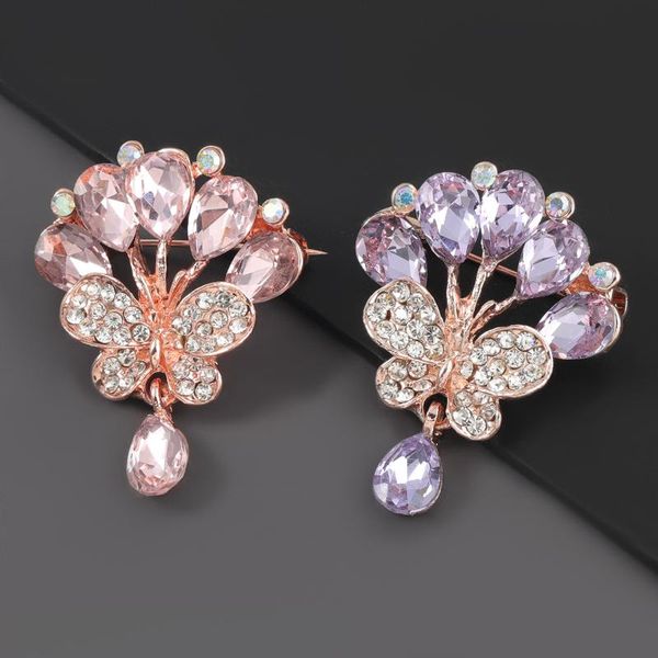 pins, brooches fashion metal rhinestone butterfly flower brooch female creative corsage jewelry accessories, Gray
pins, brooches fashion metal rhinestone butterfly flower brooch female creative corsage jewelry accessories, Gray