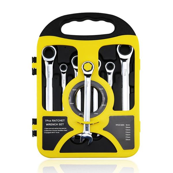 8-19mm double head ratchet wrench spanner set of keys spanners tools 72t ratcheting multitool high torque hand
8-19mm double head ratchet wrench spanner set of keys spanners tools 72t ratcheting multitool high torque hand