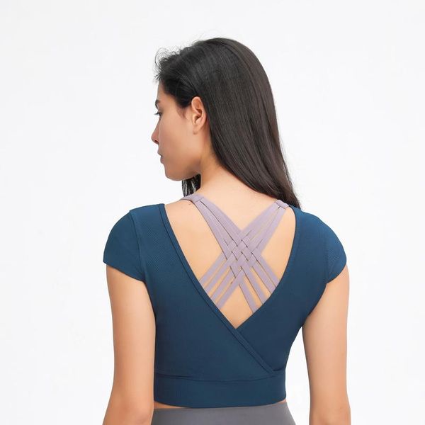 yoga outfit nepoagym women workout crop criss cross strappy back short sleeve ribbon fabric sports top
yoga outfit nepoagym women workout crop criss cross strappy back short sleeve ribbon fabric sports top