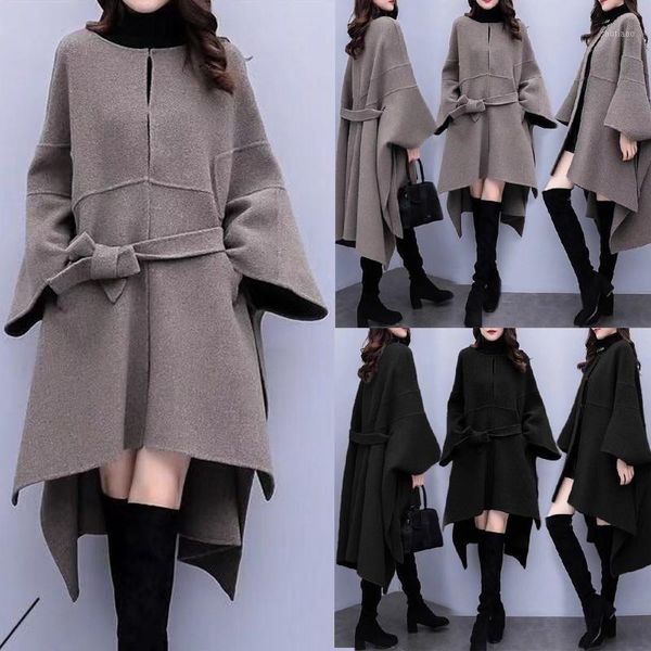 women's wool & blends 1 pc woolen coat fashion women keep warm solid vintage winter office casual loose long sleeve button jacket c50, Black
women's wool & blends 1 pc woolen coat fashion women keep warm solid vintage winter office casual loose long sleeve button jacket c50, Black