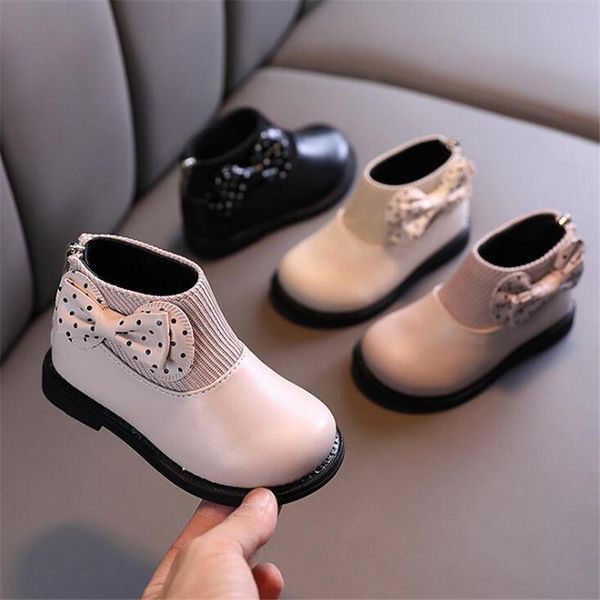 boots girls winter kids warm elegant princess plush bowtie leather children' cotton shoes, Black;grey
boots girls winter kids warm elegant princess plush bowtie leather children' cotton shoes, Black;grey