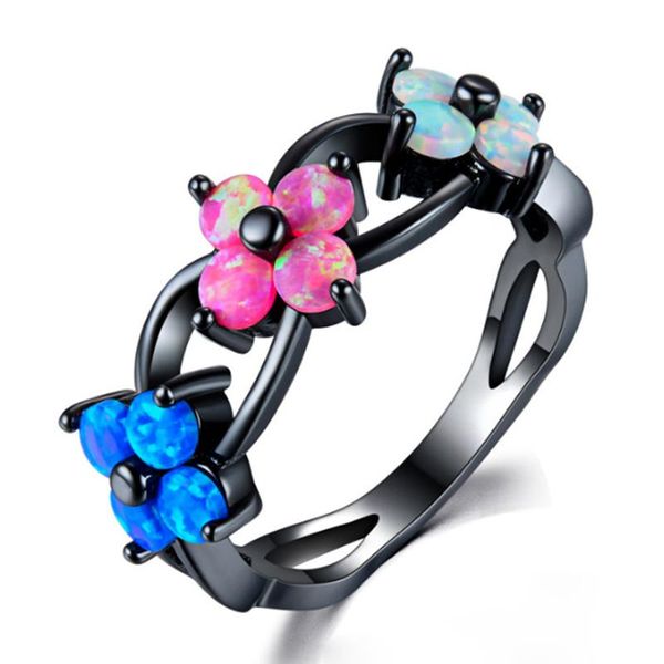 wedding rings fashion trend charm wreath rose imitation natural opal woman black gold ring engagement jewelry, Slivery;golden
wedding rings fashion trend charm wreath rose imitation natural opal woman black gold ring engagement jewelry, Slivery;golden