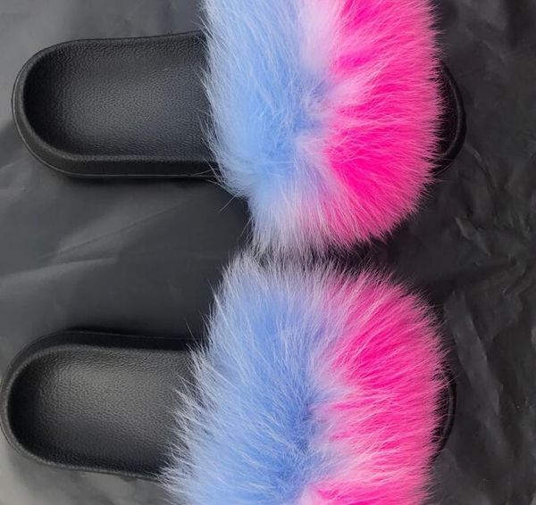 custom fur slides women slippers furry flip flops zapatillas de mujer cute fluffy shoes real raccoon rainbow, Black
custom fur slides women slippers furry flip flops zapatillas de mujer cute fluffy shoes real raccoon rainbow, Black