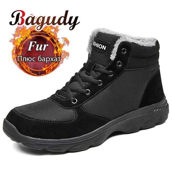 brand fashion autumn winter men snow boots casual ankle working shoes warm plush comfortable non-slip snow boots size46 210619, Black
brand fashion autumn winter men snow boots casual ankle working shoes warm plush comfortable non-slip snow boots size46 210619, Black