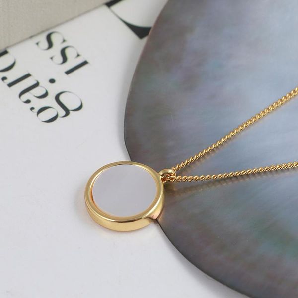 pendant necklaces simple little fresh gentle lady temperament round set shining shell fashion necklace collarbone chain girl, Silver
pendant necklaces simple little fresh gentle lady temperament round set shining shell fashion necklace collarbone chain girl, Silver