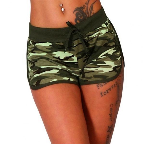 women's shorts ladies sporty camouflage print slim drawstring elastic waist for yoga sports minipants high, White;black
women's shorts ladies sporty camouflage print slim drawstring elastic waist for yoga sports minipants high, White;black
