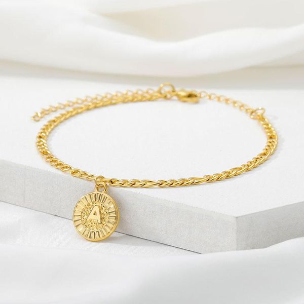 anklets a-z initial round letter for women stainless steel gold 21cm+10cm chain circle coin anklet birthday jewelry bff, Red;blue
anklets a-z initial round letter for women stainless steel gold 21cm+10cm chain circle coin anklet birthday jewelry bff, Red;blue
