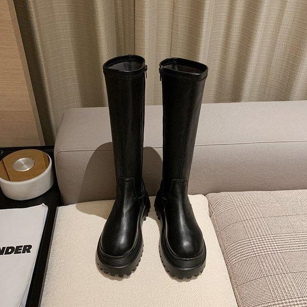boots fashion women's boots, winter all-match high-quality long high zipper knee-length warm, Black
boots fashion women's boots, winter all-match high-quality long high zipper knee-length warm, Black