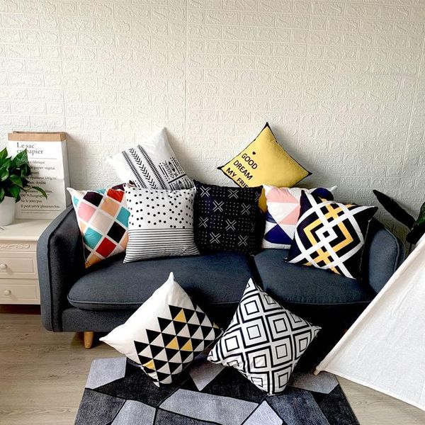 cushion/decorative pillow geometric pillowcase linen cotton short plush 45x45cm home decoration bolster
cushion/decorative pillow geometric pillowcase linen cotton short plush 45x45cm home decoration bolster