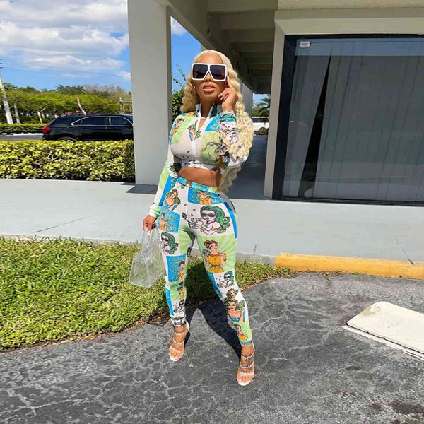 summer casual fashion women slim street nightclub trend personality print two piece set 211116, White
summer casual fashion women slim street nightclub trend personality print two piece set 211116, White