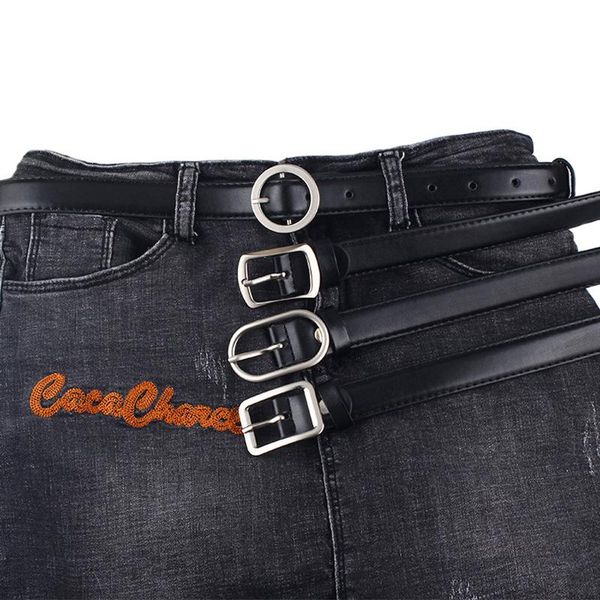 belts women round shape metal buckle fashion pu leather heart pin waist belt for ladies leisure dress jeans wild punk waistband, Black;brown
belts women round shape metal buckle fashion pu leather heart pin waist belt for ladies leisure dress jeans wild punk waistband, Black;brown