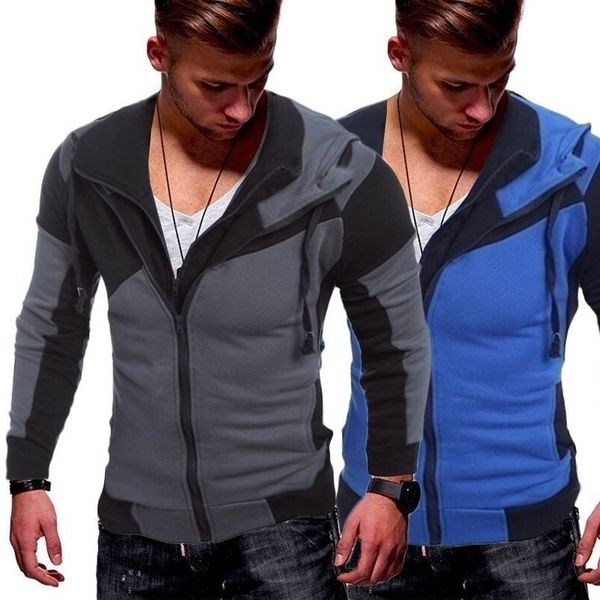 men's hoodies & sweatshirts autumn slim-fit sweater hooded stitching korean version of fake two-piece jacket wy702a yw8v, Black
men's hoodies & sweatshirts autumn slim-fit sweater hooded stitching korean version of fake two-piece jacket wy702a yw8v, Black