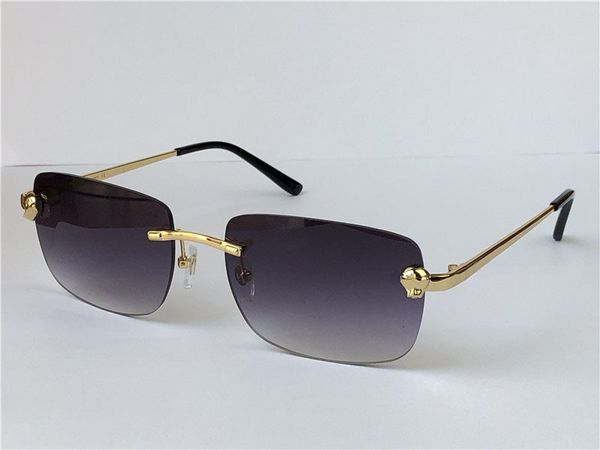 design sunglasses fashion men small square frame metal animal rimless glasses modern vintage eyewear with case uv 400 lens 0148, White;black
design sunglasses fashion men small square frame metal animal rimless glasses modern vintage eyewear with case uv 400 lens 0148, White;black