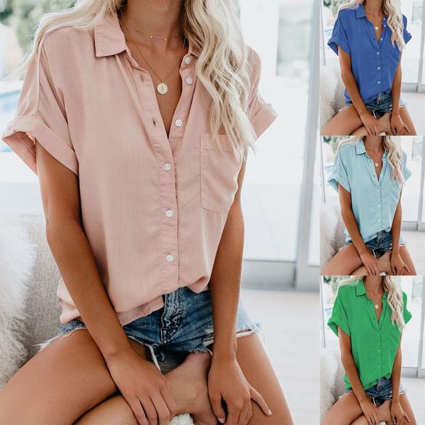 and summer feminine womens shirts short sleeve casual white turn down collar ol style loose
and summer feminine womens shirts short sleeve casual white turn down collar ol style loose