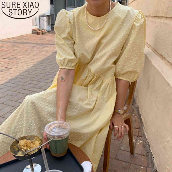 women long dress 2021 summer casual o-neck puff-sleeve oversize dots elegant female ladies loose vestidos femme 9941, Black;gray
women long dress 2021 summer casual o-neck puff-sleeve oversize dots elegant female ladies loose vestidos femme 9941, Black;gray