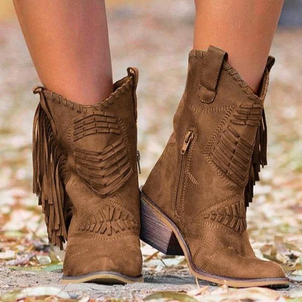 boots heflashor women winter soft leather street frosted thick heel high short ladies tassel shoes, Black
boots heflashor women winter soft leather street frosted thick heel high short ladies tassel shoes, Black