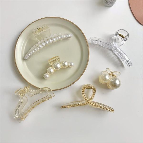 hair clips & barrettes aomu 6pcs/set 2021 fashion white transparent acrylic claw irregular geometric hollow big hairpin for women jewelry gi, Golden;silver
hair clips & barrettes aomu 6pcs/set 2021 fashion white transparent acrylic claw irregular geometric hollow big hairpin for women jewelry gi, Golden;silver