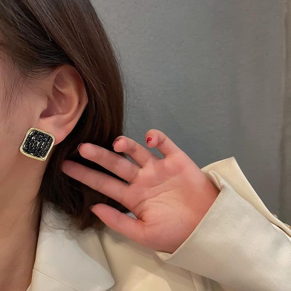 stud lovoacc korea square earrings for women temperament gold color alloy geometric small statement party accessories, Golden;silver
stud lovoacc korea square earrings for women temperament gold color alloy geometric small statement party accessories, Golden;silver