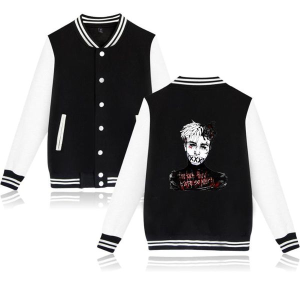 men's jackets hip hop jacket music xxxtentacion men streetwear casacas para hombre printed baseball plus size 2021 homme, Black;brown
men's jackets hip hop jacket music xxxtentacion men streetwear casacas para hombre printed baseball plus size 2021 homme, Black;brown