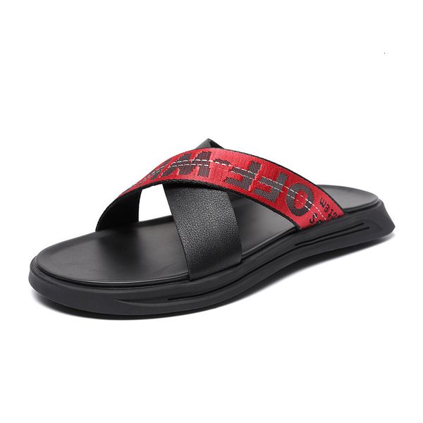 slippers men's slippers summer fashion men's korean outdoor leisure sandals personality versatile one word 3ml1, Black
slippers men's slippers summer fashion men's korean outdoor leisure sandals personality versatile one word 3ml1, Black