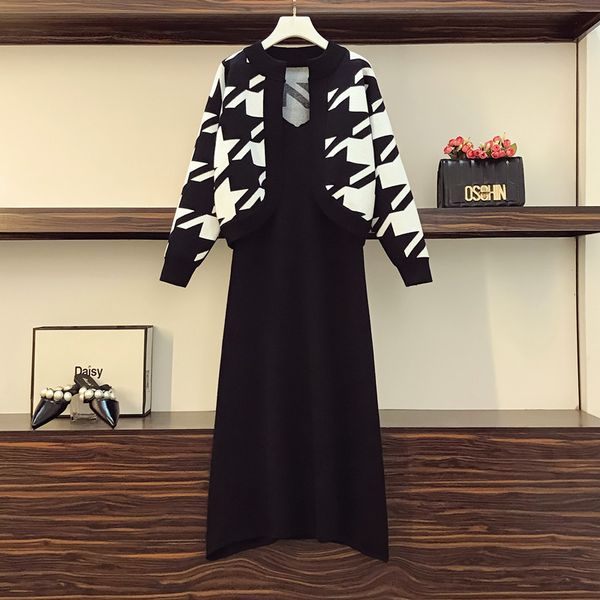 skirts fall winter sweatsuits for women of two pieces set short cardigan coat + knitting dress fashion suits 2 piece define womens outfits, Black
skirts fall winter sweatsuits for women of two pieces set short cardigan coat + knitting dress fashion suits 2 piece define womens outfits, Black