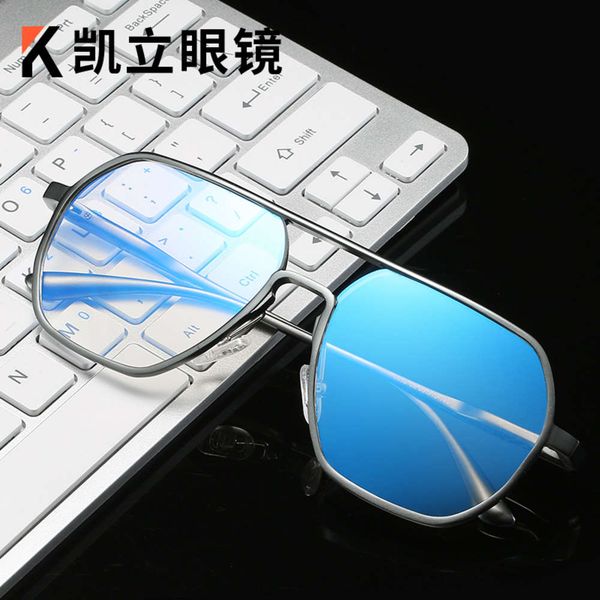 aluminum 2021 magnesium large frame spectacle men's fashion flat lens double beam 8692, Silver
aluminum 2021 magnesium large frame spectacle men's fashion flat lens double beam 8692, Silver