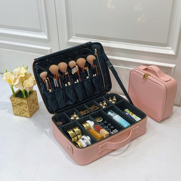 cosmetic bags & cases 2021 bag large capacity pu leather waterproof portable travel makeup case
cosmetic bags & cases 2021 bag large capacity pu leather waterproof portable travel makeup case