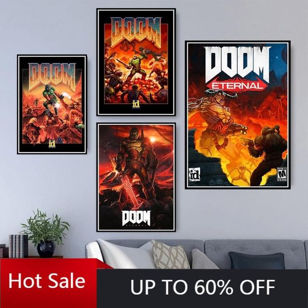 paintings self-adhesive painting wall sticker the game doom posters and prints home decor pictures for children room decoration
paintings self-adhesive painting wall sticker the game doom posters and prints home decor pictures for children room decoration
