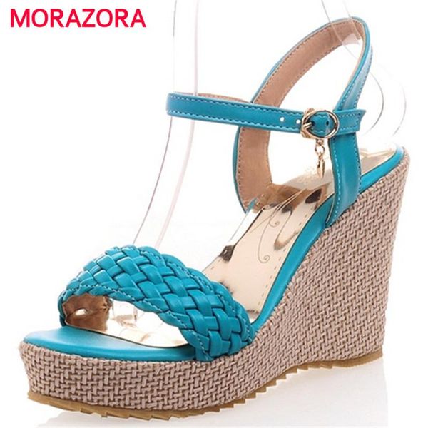 large size 34-43 wedges shoes woman summer high heels sandals women buckle pu platform party fashion, Black
large size 34-43 wedges shoes woman summer high heels sandals women buckle pu platform party fashion, Black